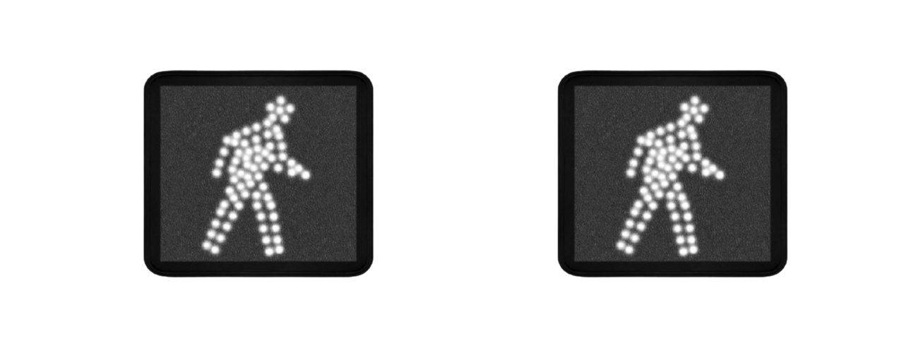 Serie WM Señal de Tráfico LED 1 Walkman