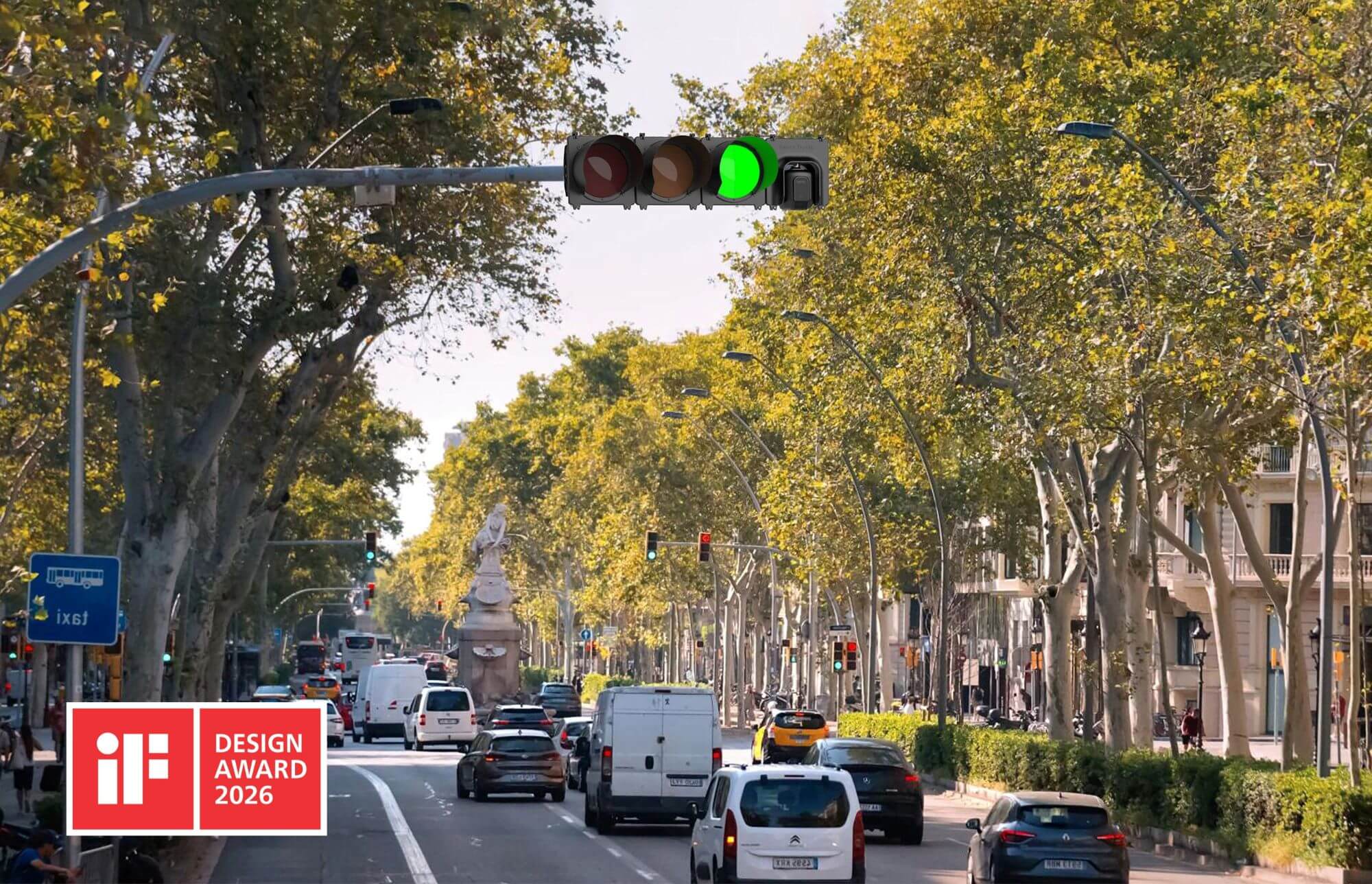 Imagen 1. El sistema Interlux AI Signal System recibe el Premio iF Design Award 2026 en la categoría Diseño de Producto.