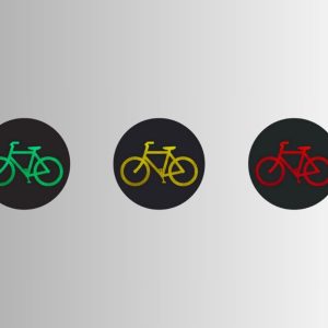12″ LED Bicycle Indication