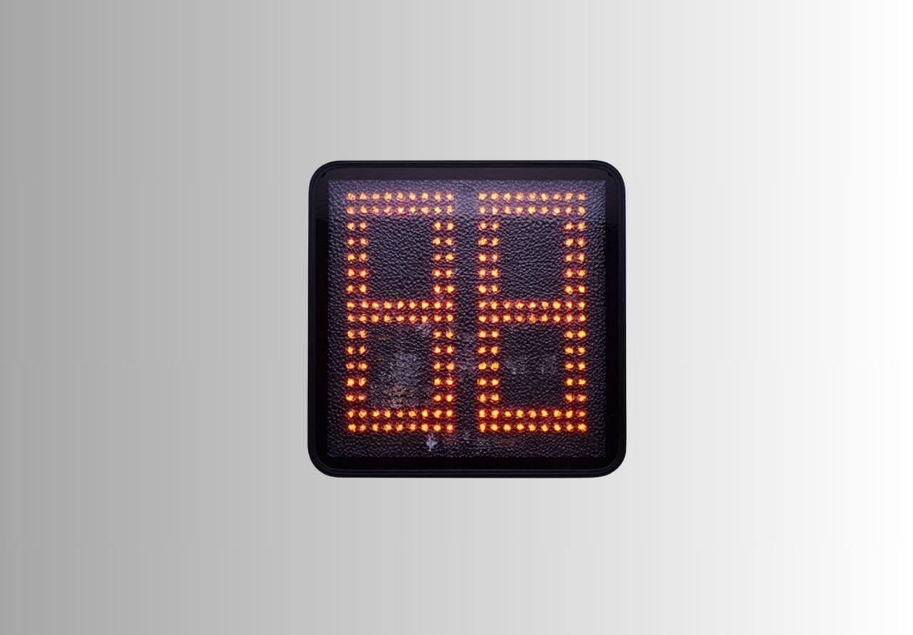 12″ x 12″ Countdown Square LED Signal Module 1 CD Count down Series for LED traffic Module Square